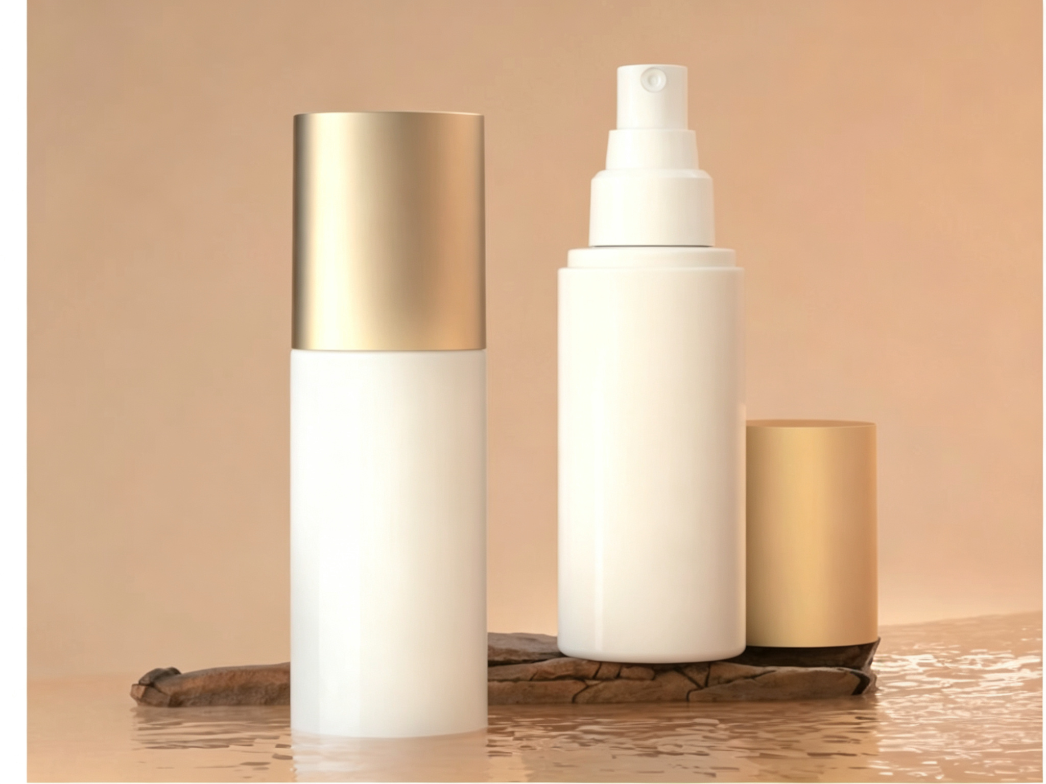 100ml Milky-White Plastic Serum Bottle