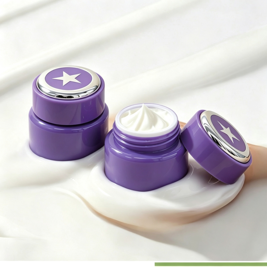 15g PP Cream Jar (Purple)