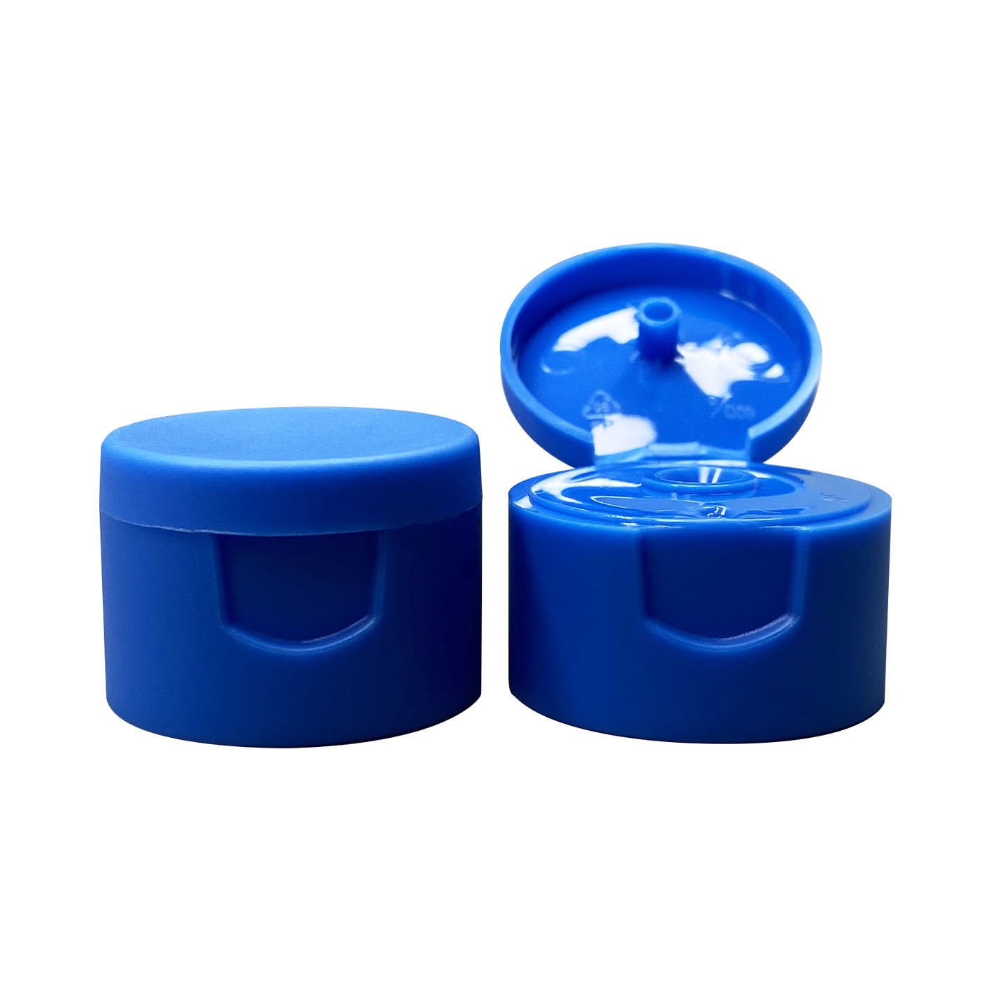 20-410 Frosted Double-Layer Flip Top Cap