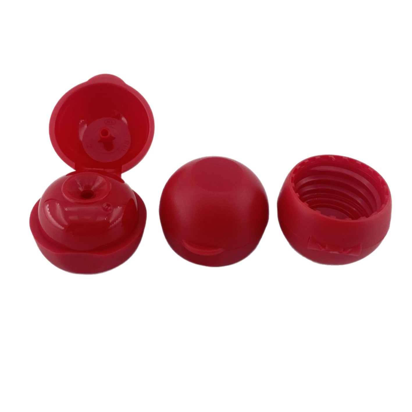 20-410 Frosted Spherical Flip Top Cap