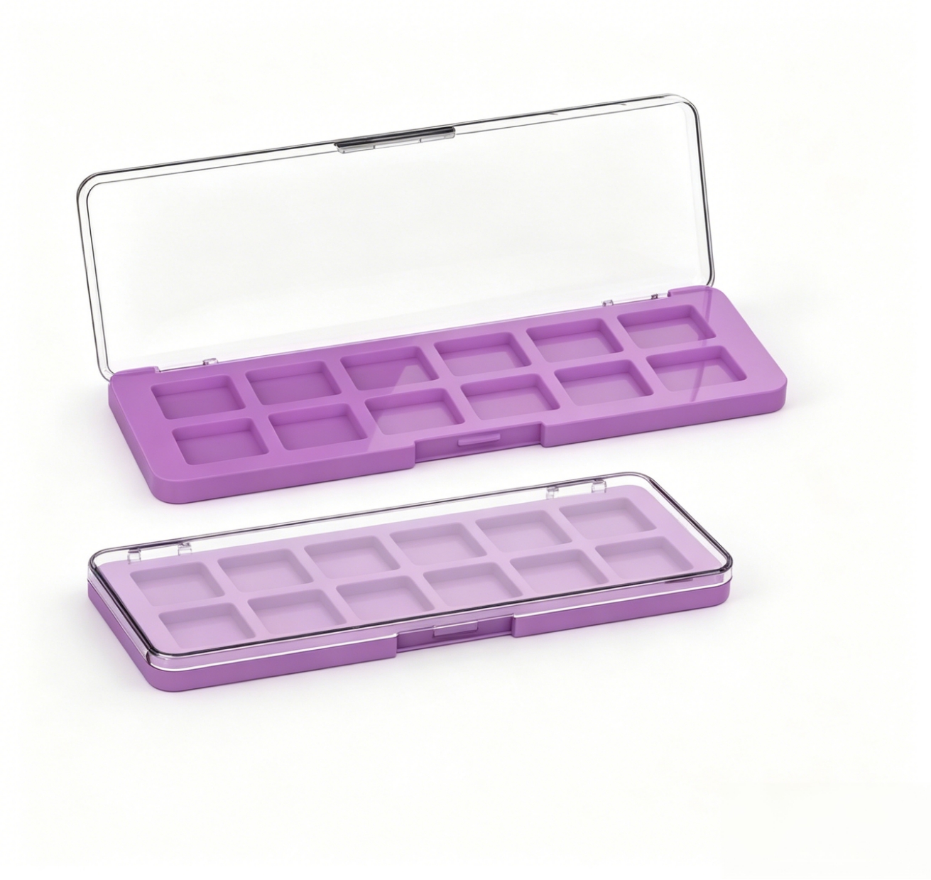 Rectangular 12-Color Eyeshadow Palette