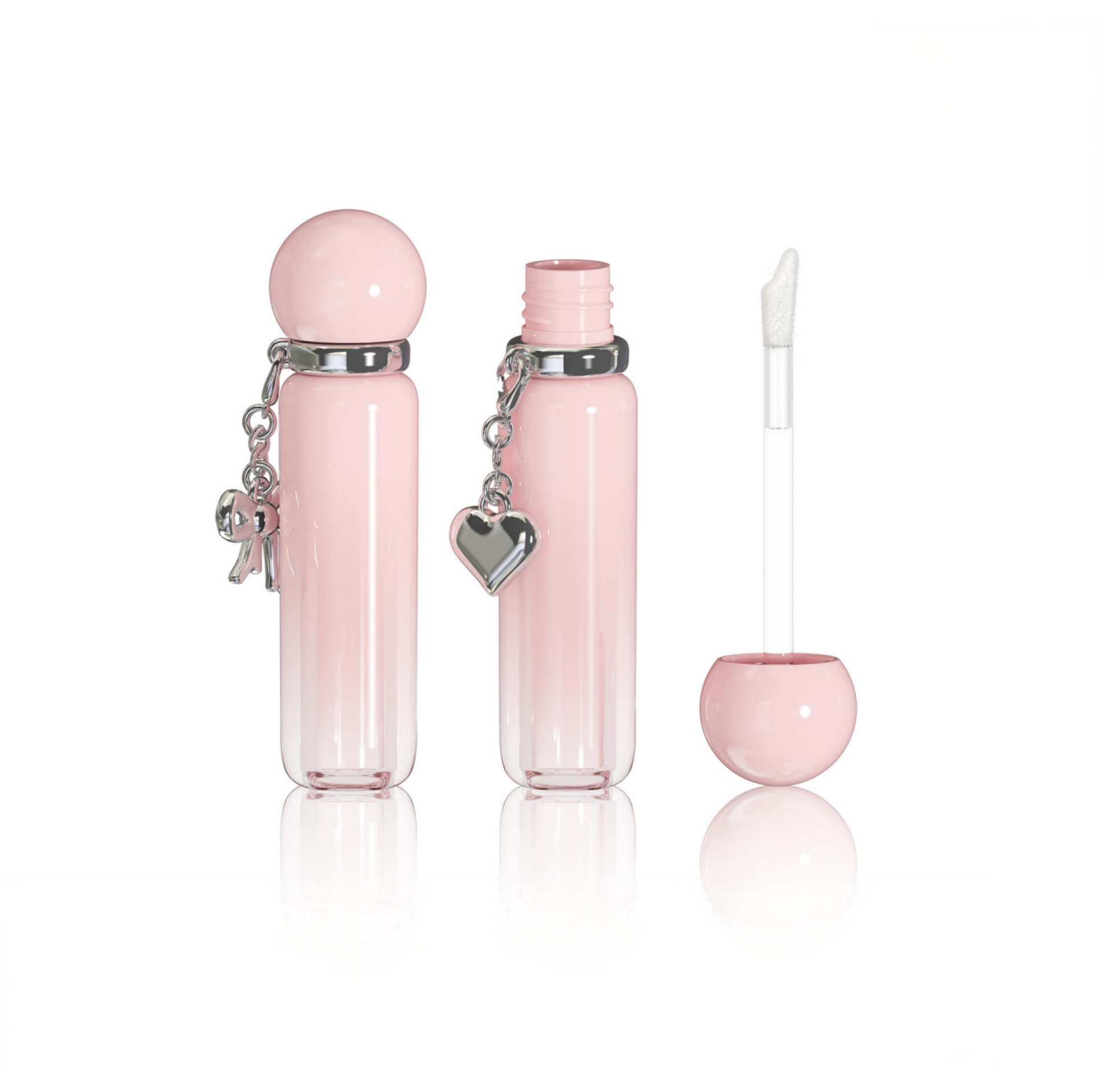 Lip Gloss Tube with Chain