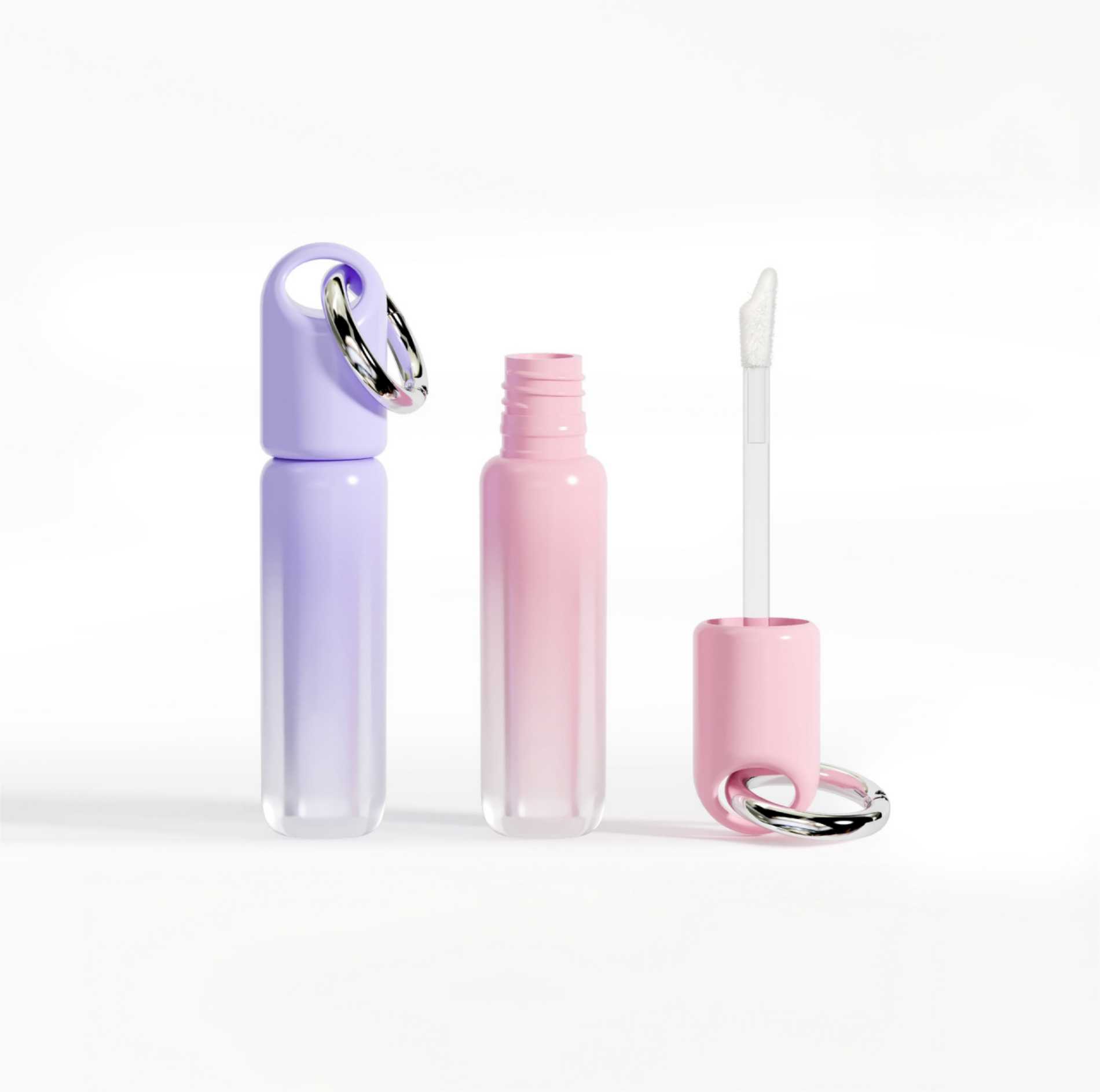 Lip Gloss Tube with Hanging Ring