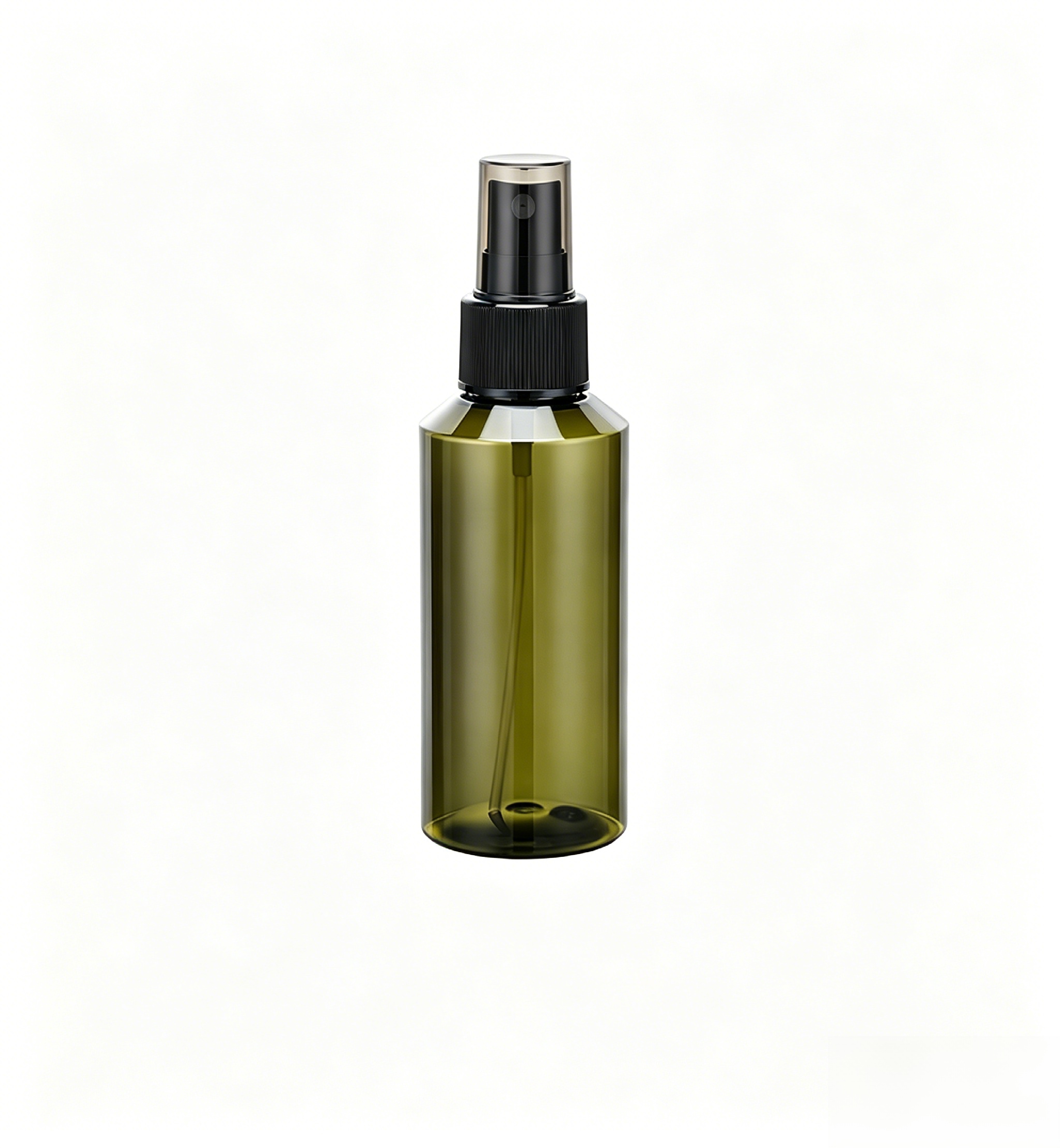 100ml Clear PET Slanted Shoulder Bottle with Pump (Economy)