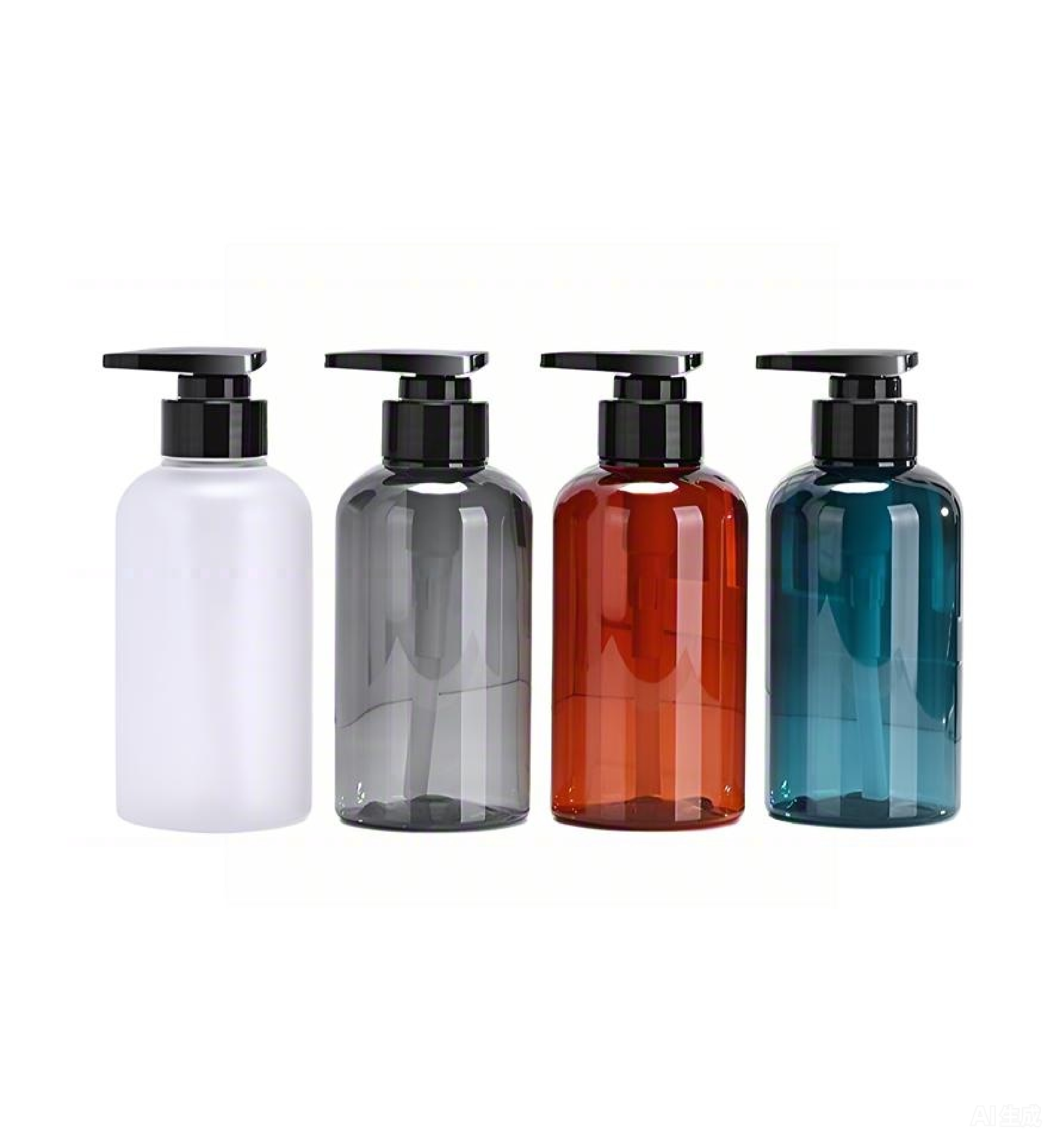 300ml Amber PET Lotion Pump Bottle